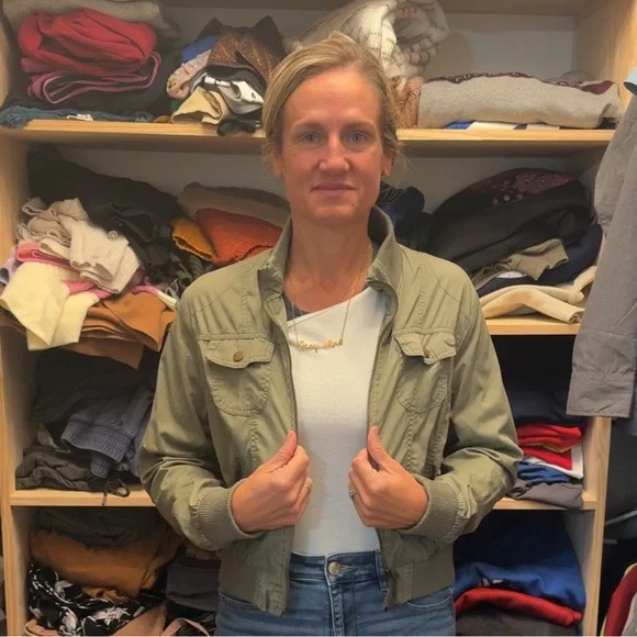 Charlotte Russe Sage Utility Jacket - Picture 3 of 7